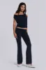 Mira Soft Touch Drape Top sold by Jaded London