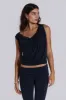 Mira Soft Touch Drape Top sold by Jaded London