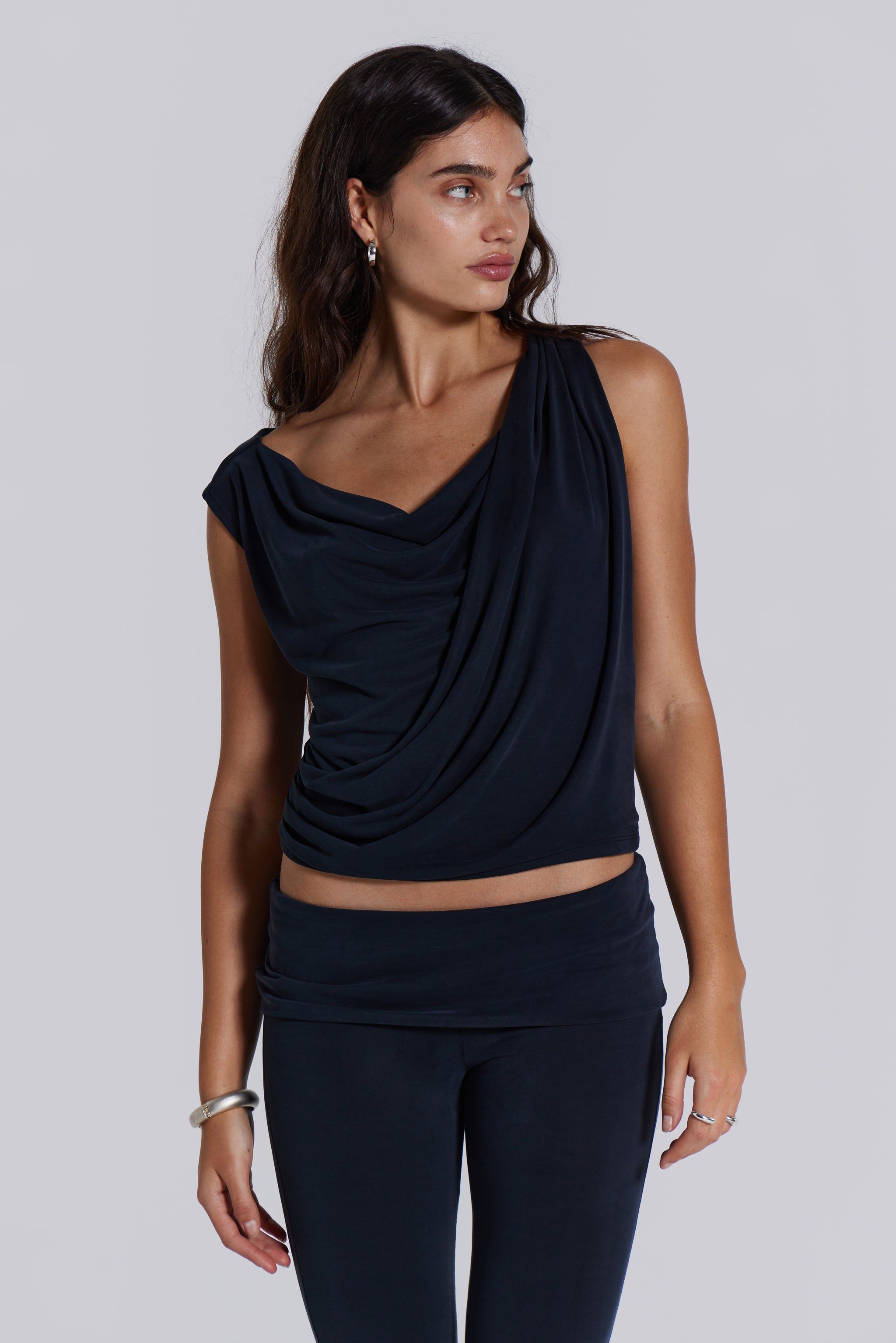 Mira Soft Touch Drape Top sold by Jaded London product image thumbnail 4