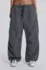 Vintage Grey Parachute Cargo Pants sold by Jaded London