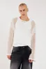 White Labyrinth Jumper sold by Jaded London