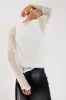 White Labyrinth Jumper sold by Jaded London