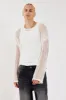White Labyrinth Jumper sold by Jaded London