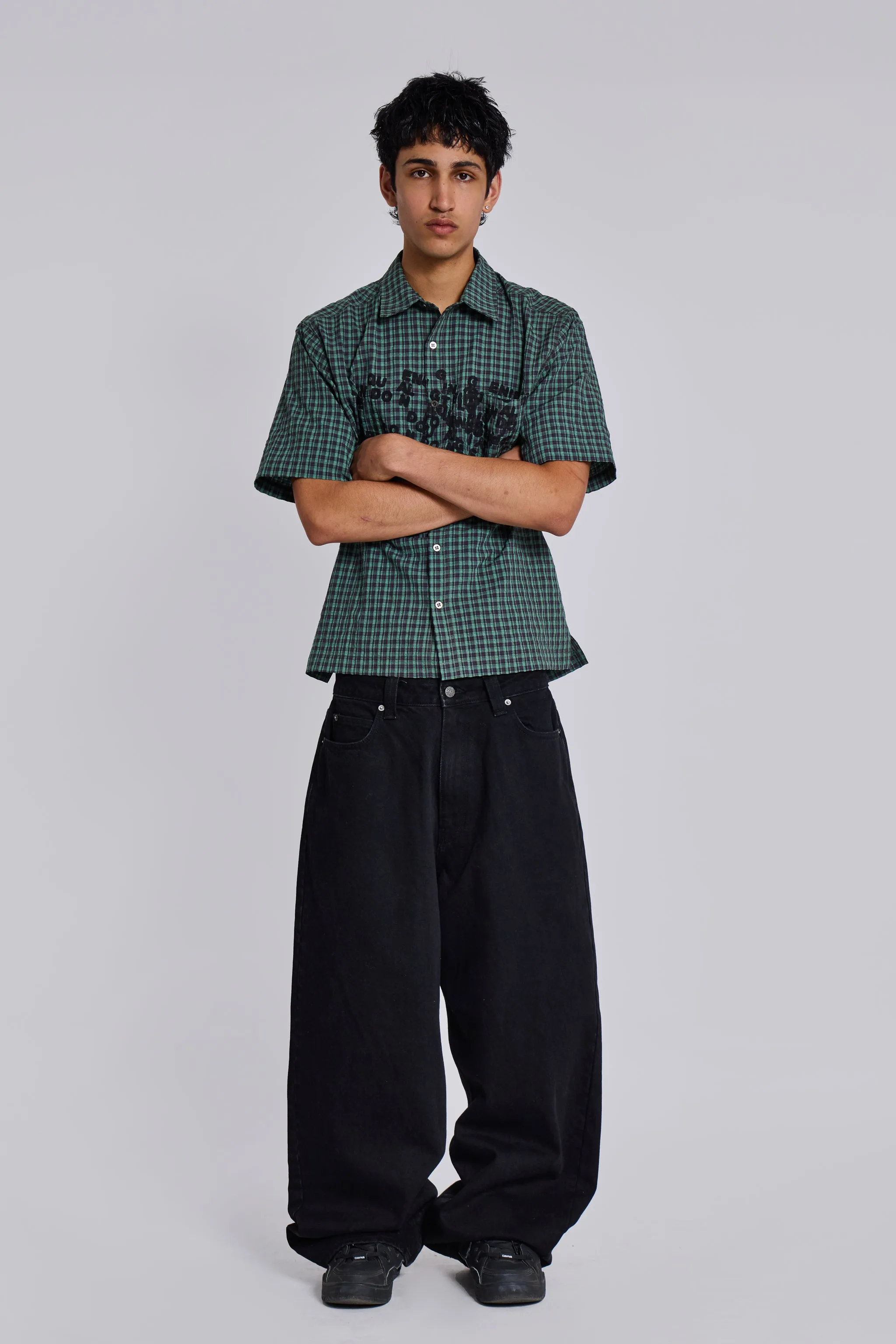 Green Typo Shirt sold by Jaded London product image thumbnail 2