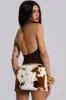 Kena Whipstitch Cow Micro Mini Skirt sold by Jaded London