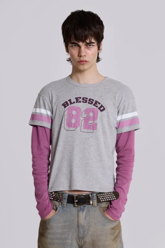 Blessed Double Layer Tee made by Jaded London