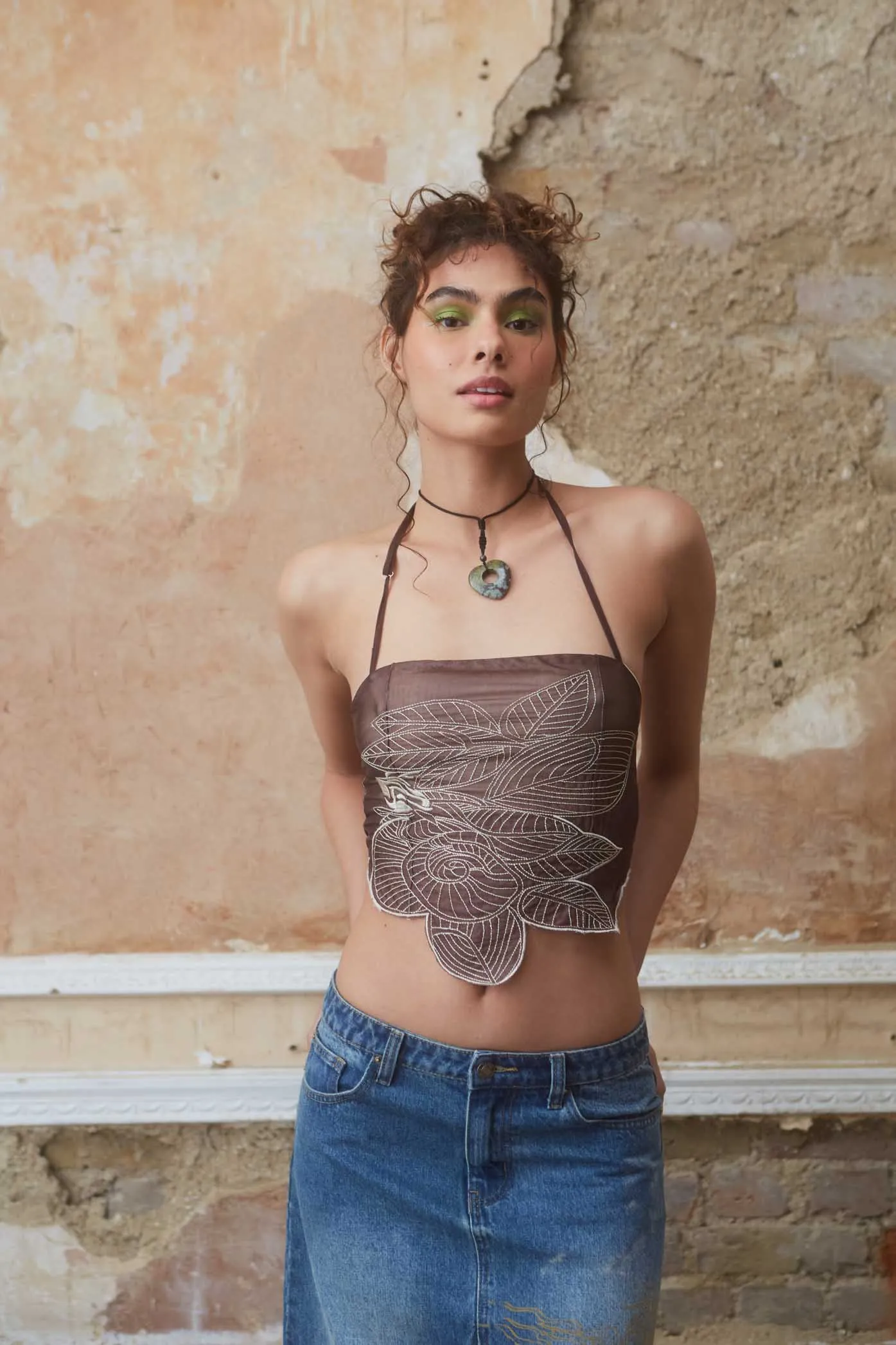 Rebirth Embroidered Corset sold by Jaded London product image thumbnail 5