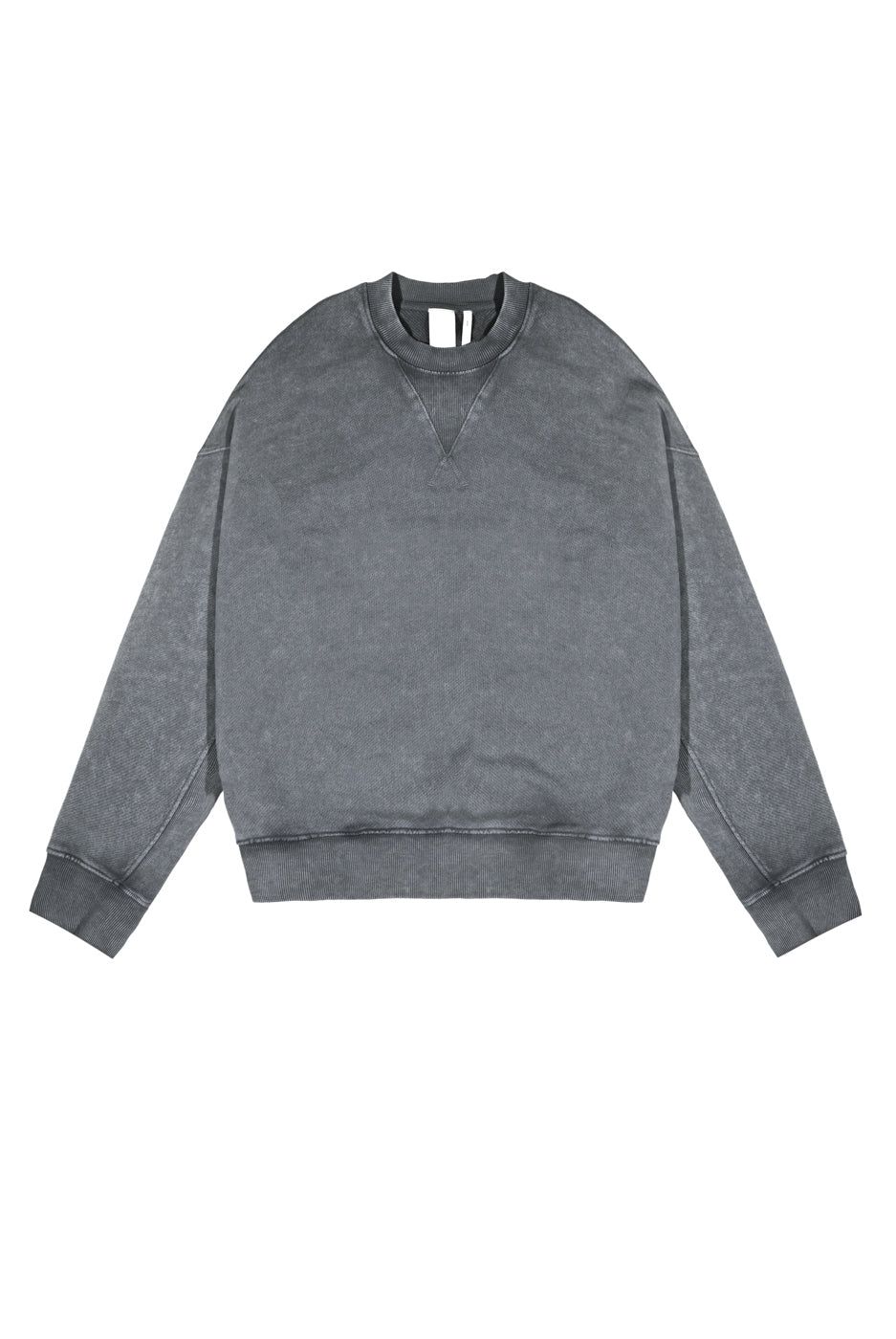 NTRLS Chrome Grey Crew Neck Sweatshirt sold by Jaded London product image thumbnail 2