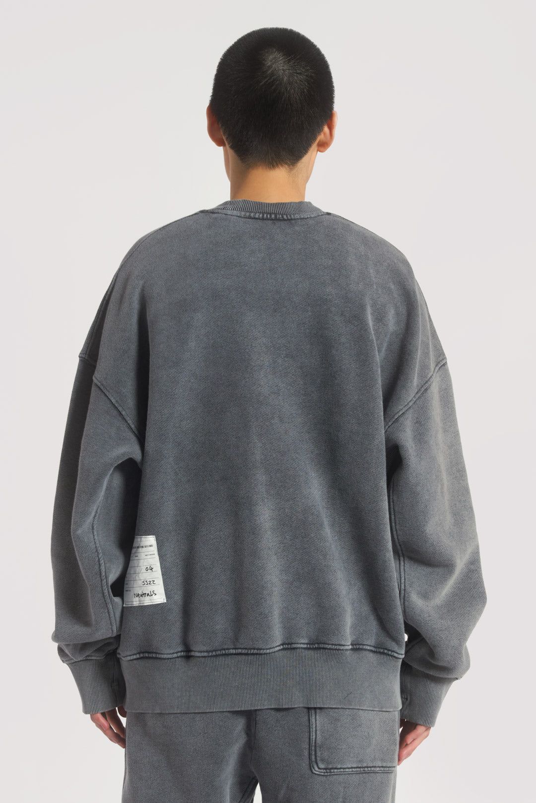 NTRLS Chrome Grey Crew Neck Sweatshirt sold by Jaded London product image thumbnail 7