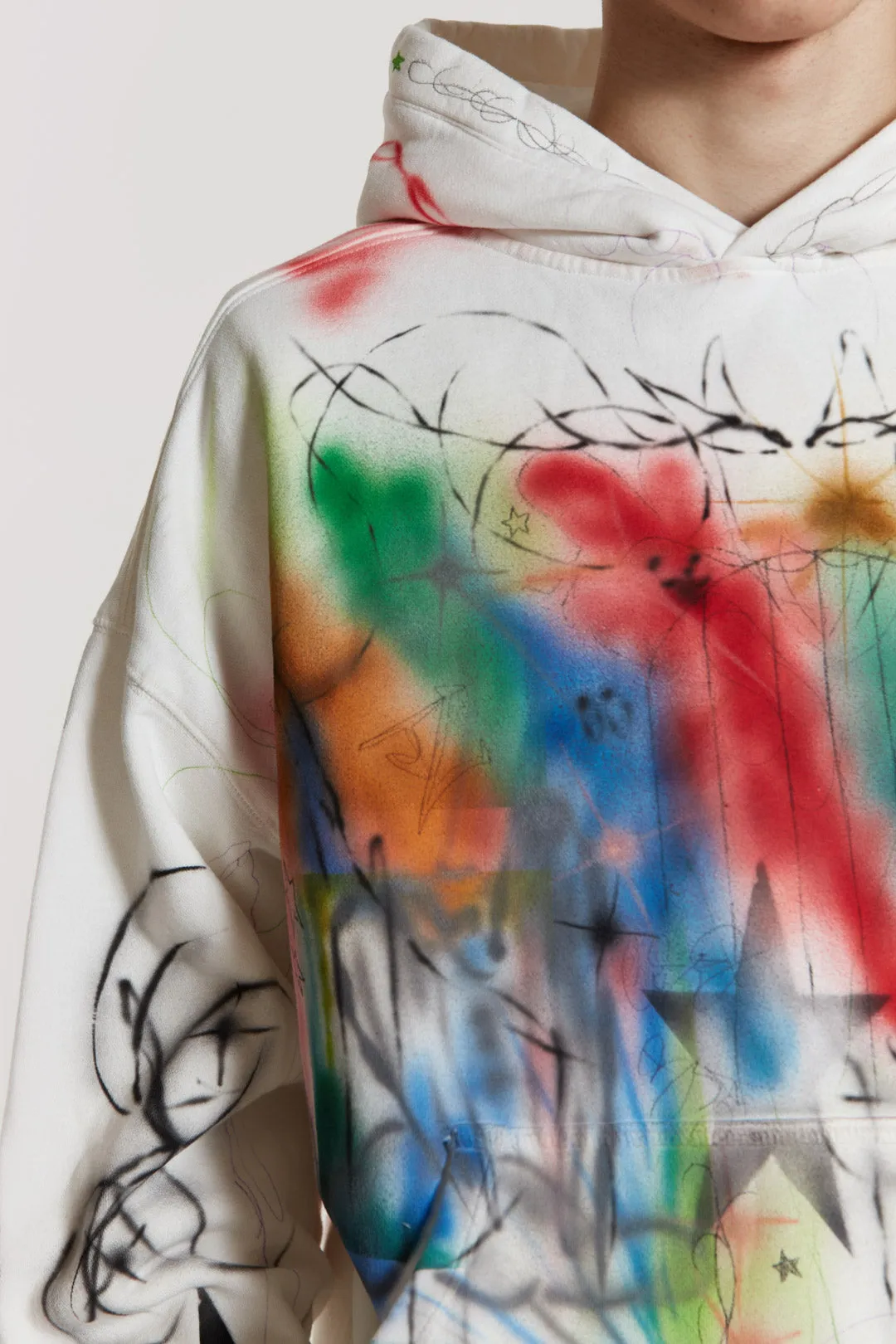Multi Colour Truths Hoodie sold by Jaded London product image thumbnail 5