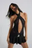 Nocturnal Lace Mini Dress sold by Jaded London