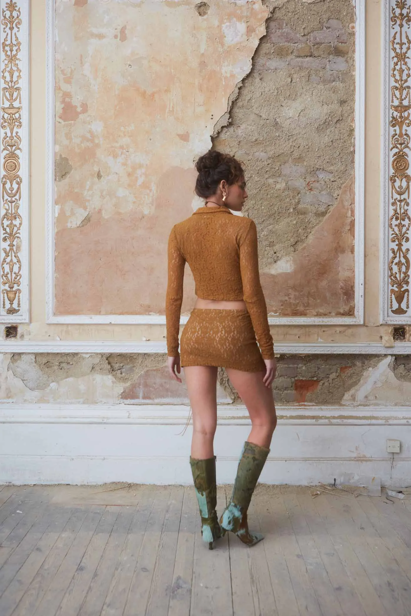 Coyote Lace Mini Skirt sold by Jaded London product image thumbnail 4