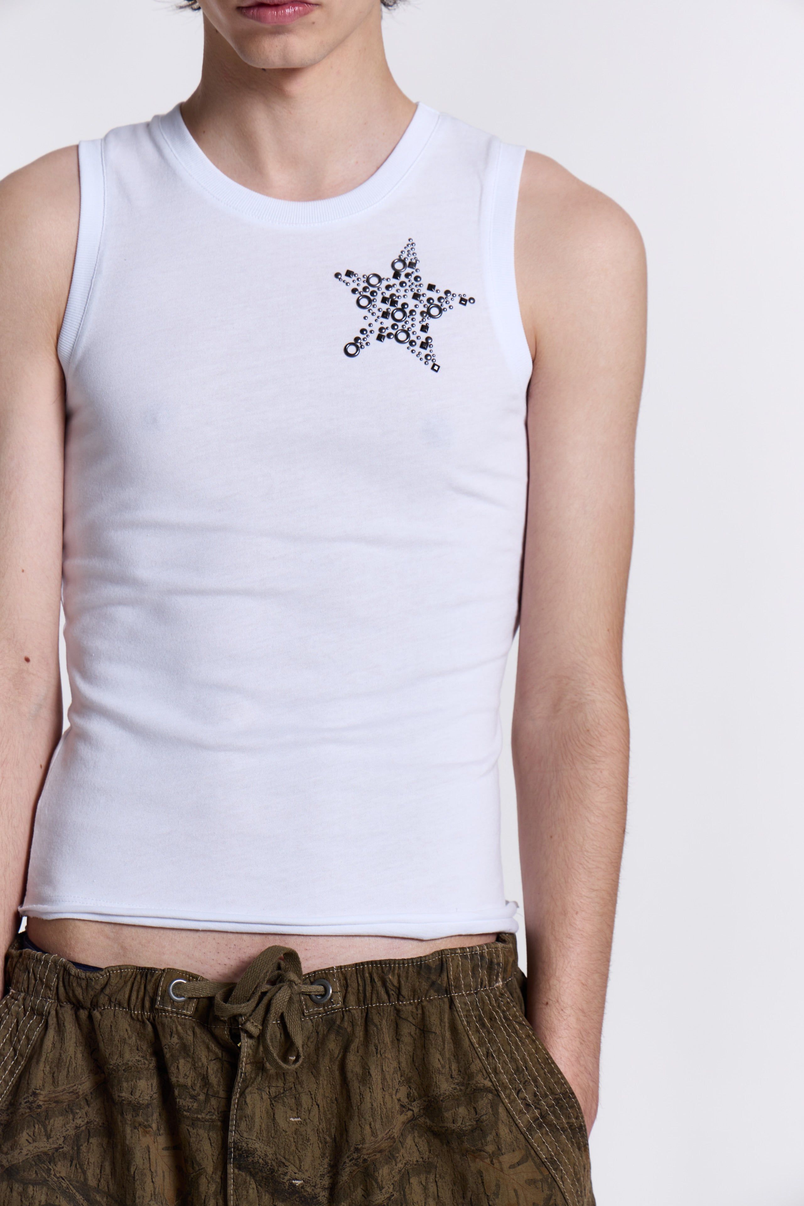 White Cosmo Vest sold by Jaded London product image thumbnail 5