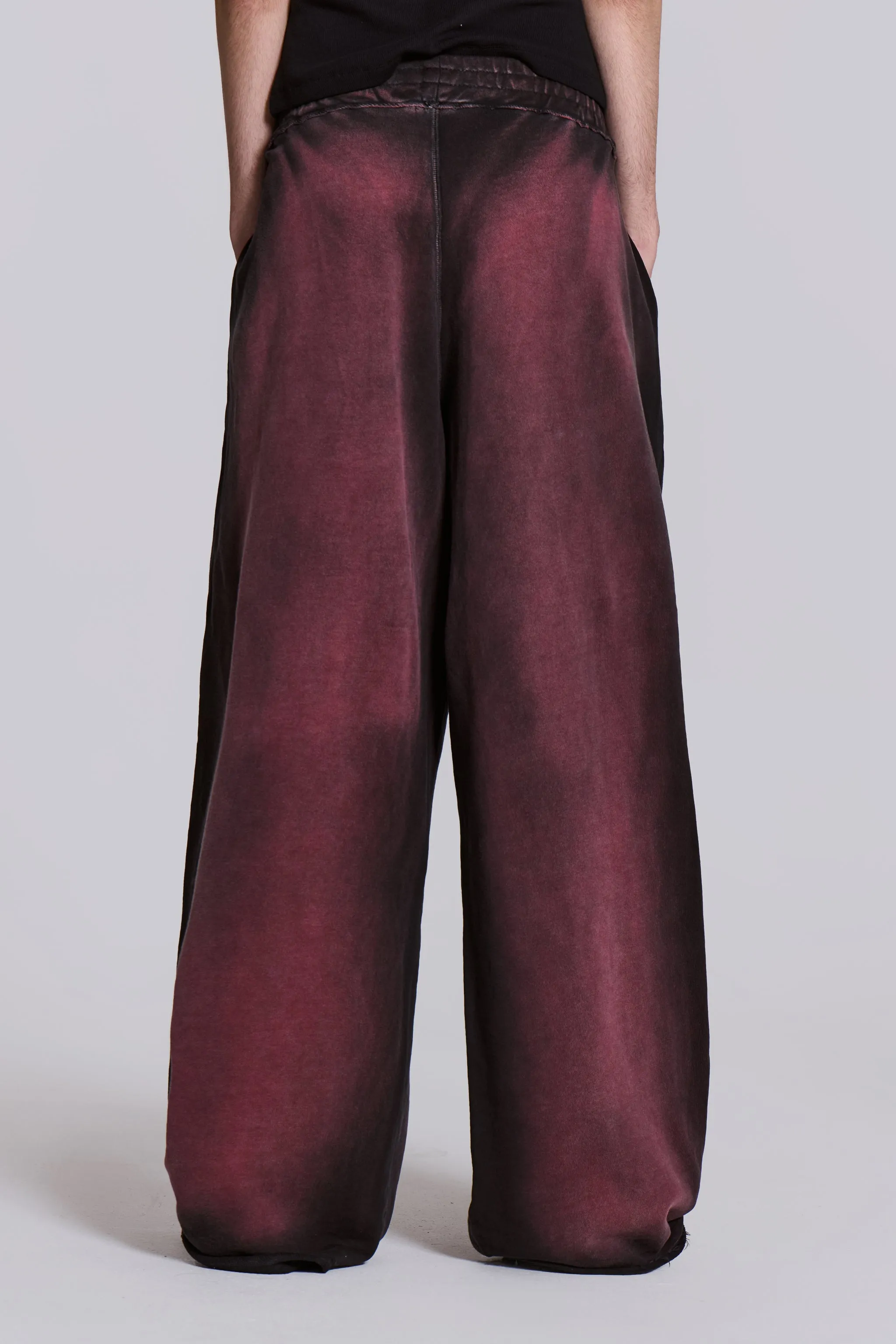 Deep Red Fade Baggy Monster Joggers sold by Jaded London product image thumbnail 3