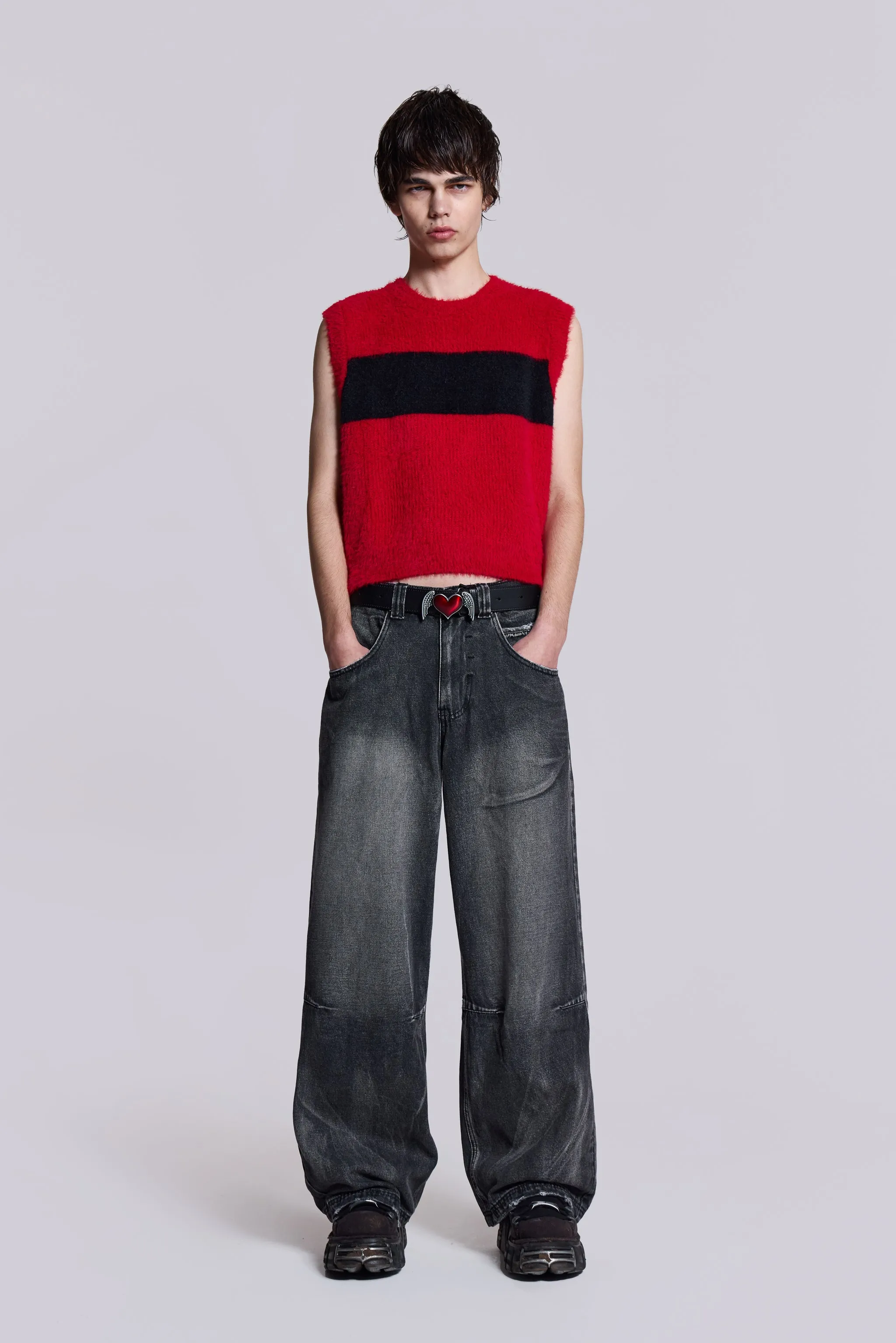 Redact Knit Vest sold by Jaded London product image thumbnail 2