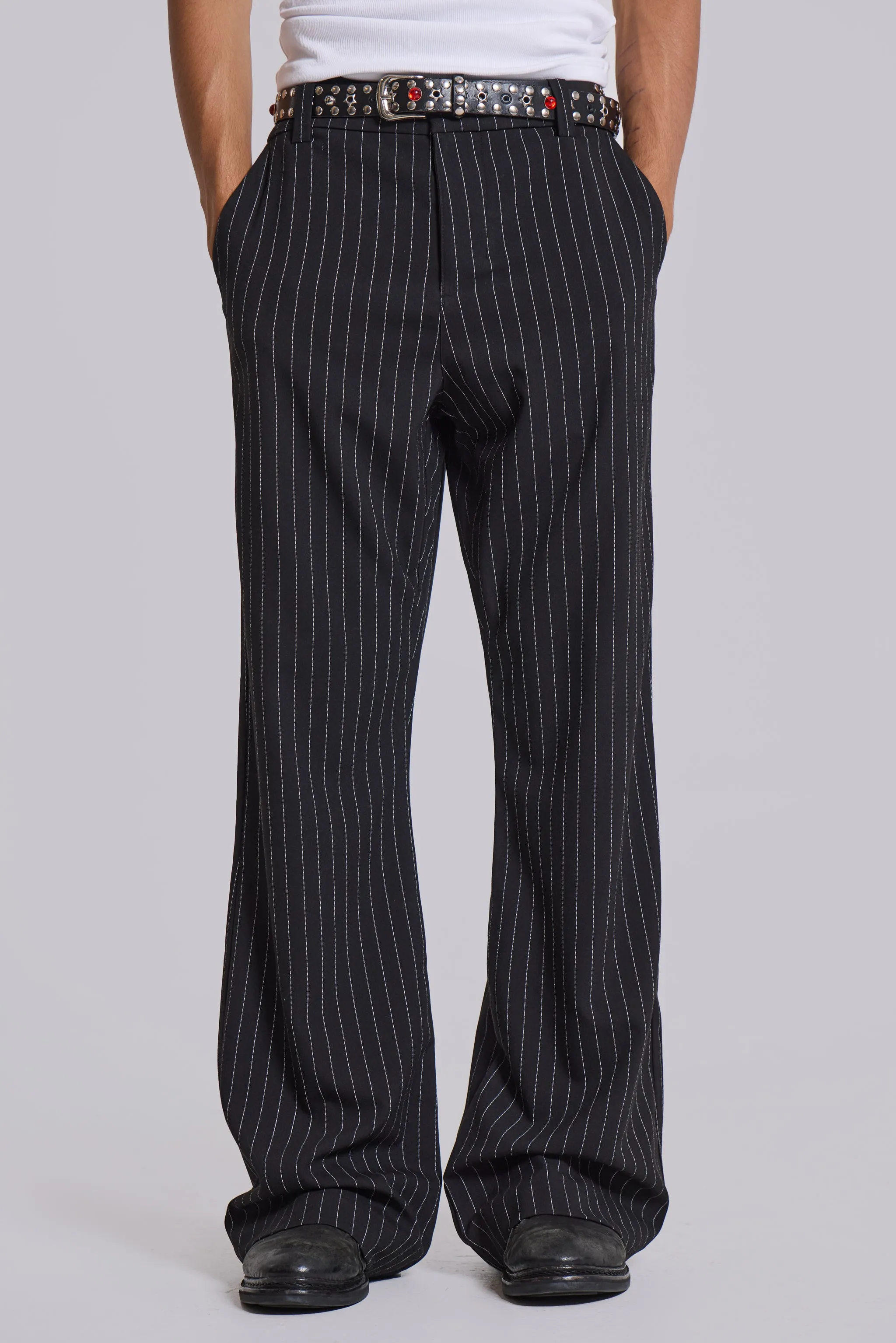 Stacked Bootcut Suit Pants | Parallel