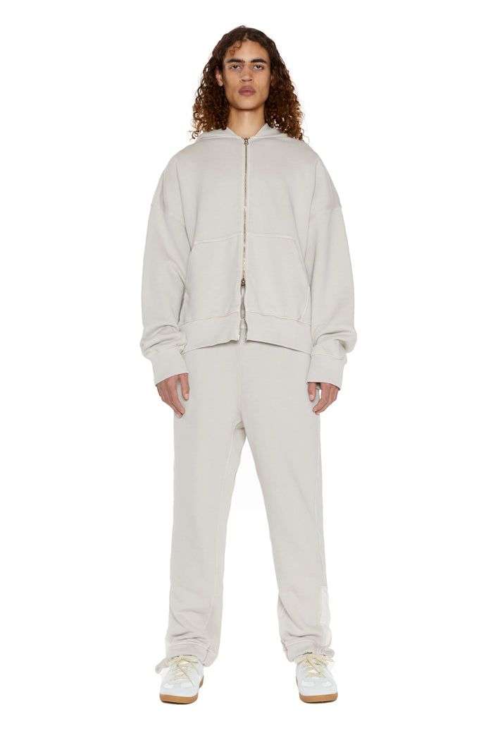 NTRLS Stone Oversized Zip Through Hoodie sold by Jaded London product image thumbnail 3