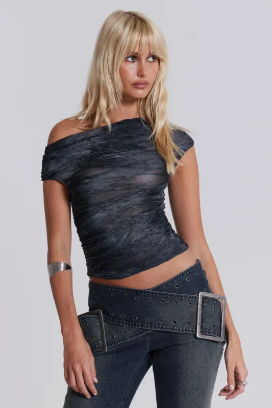 Reign Asymmetric Top sold by Jaded London