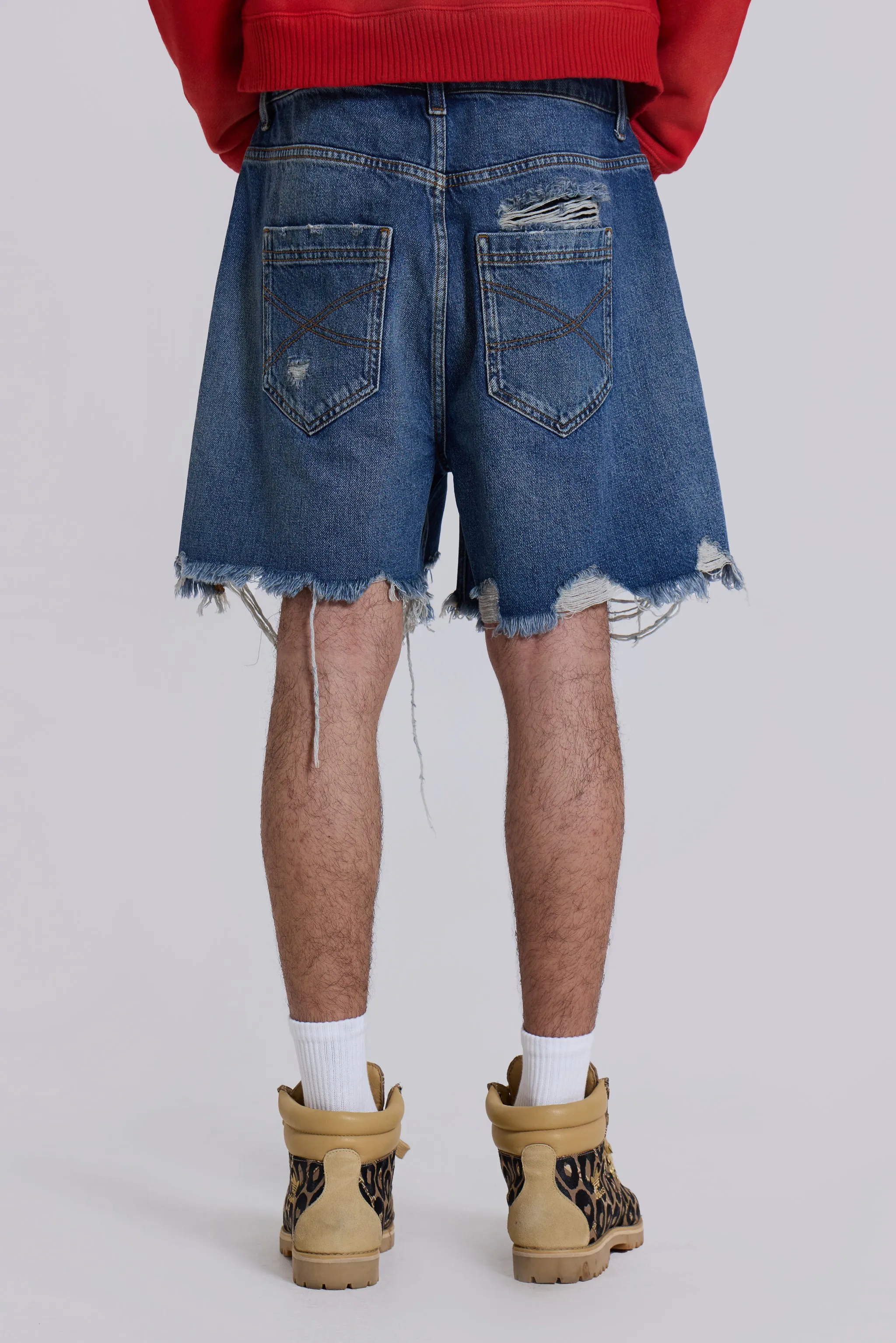 Mid Blue Revenge Jorts sold by Jaded London product image thumbnail 5