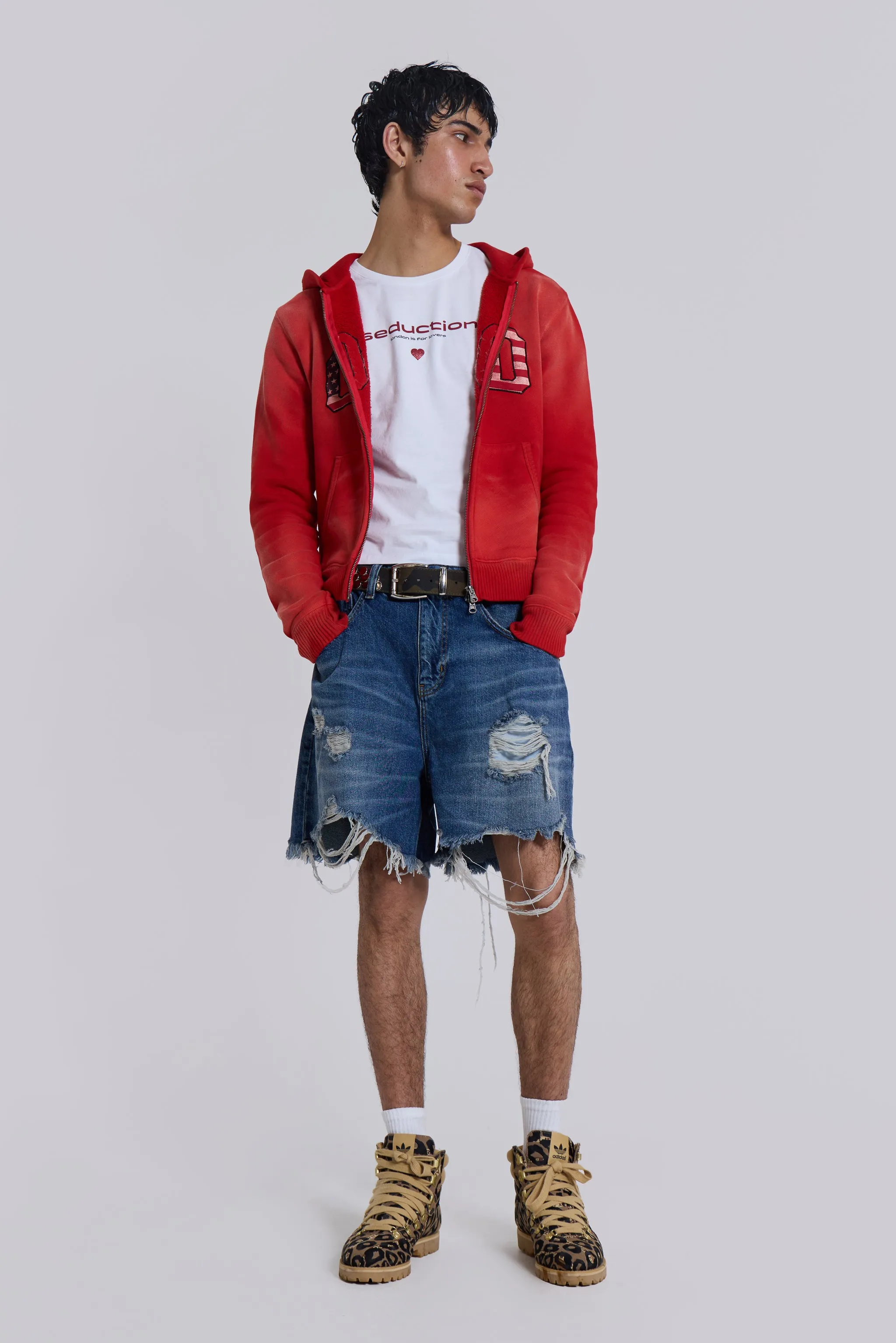 Mid Blue Revenge Jorts sold by Jaded London product image thumbnail 3