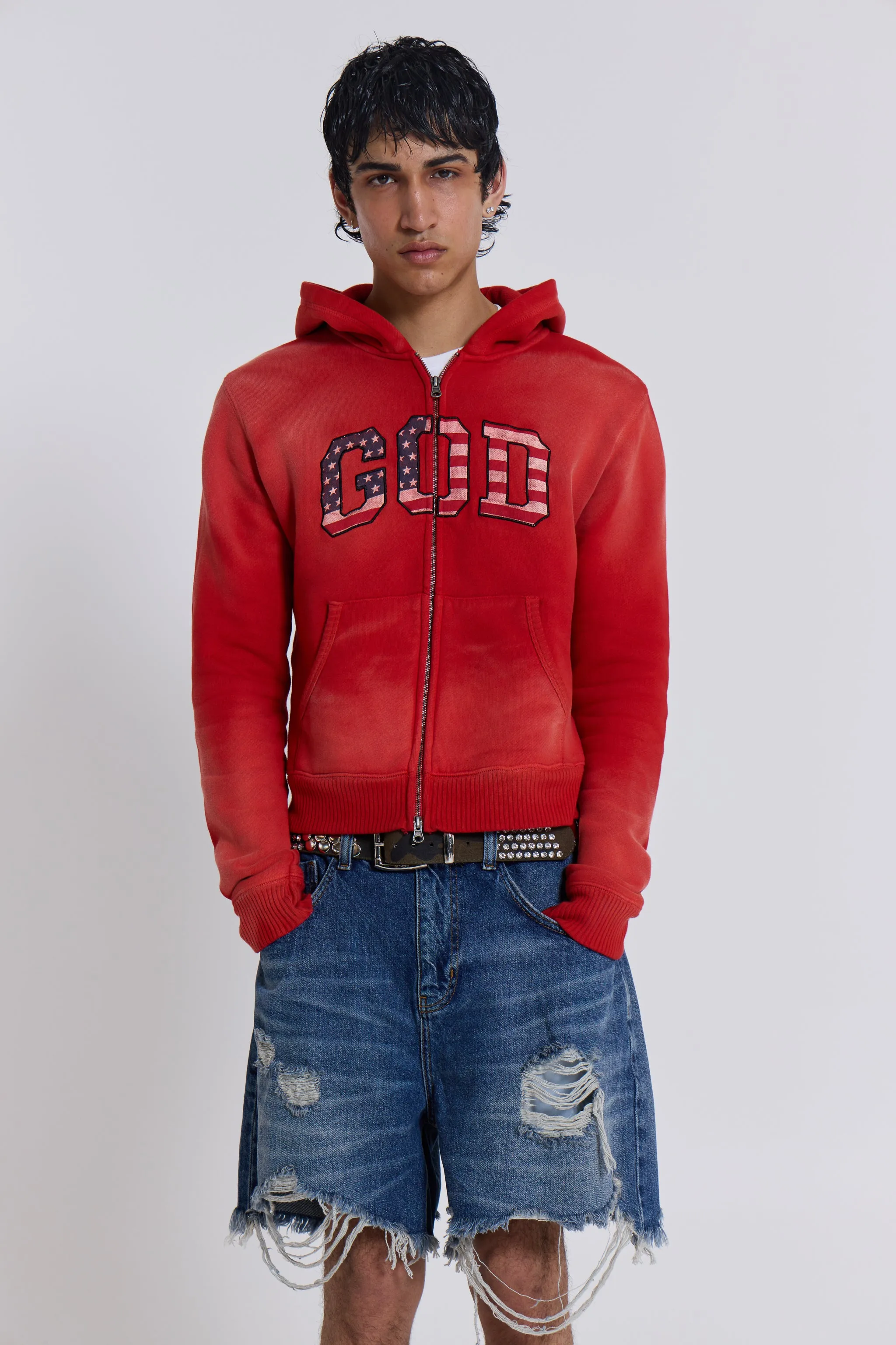 Mid Blue Revenge Jorts sold by Jaded London product image thumbnail 4