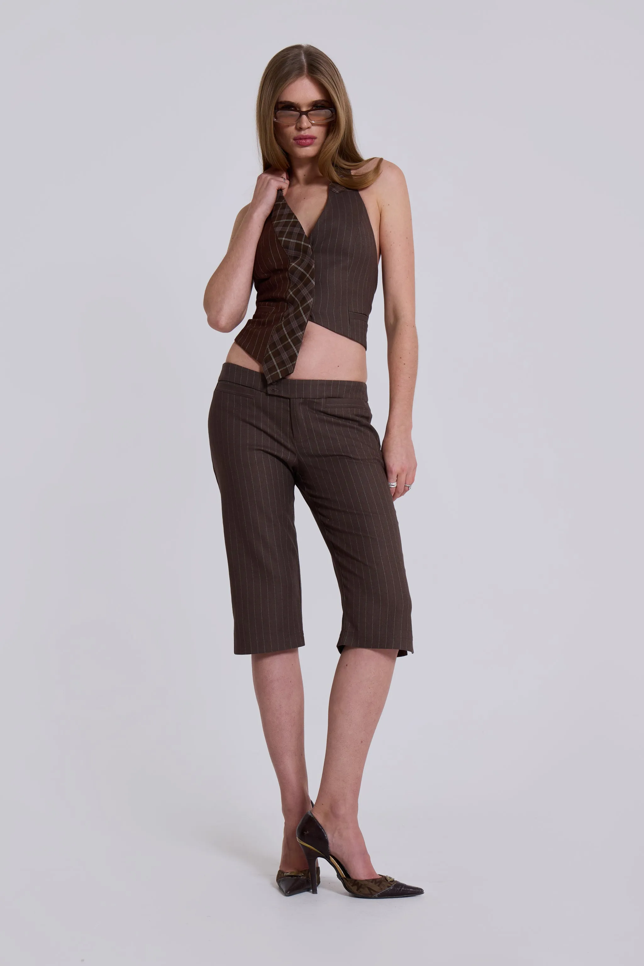 Tuesday Tie Backless Halter Shirt sold by Jaded London product image thumbnail 5