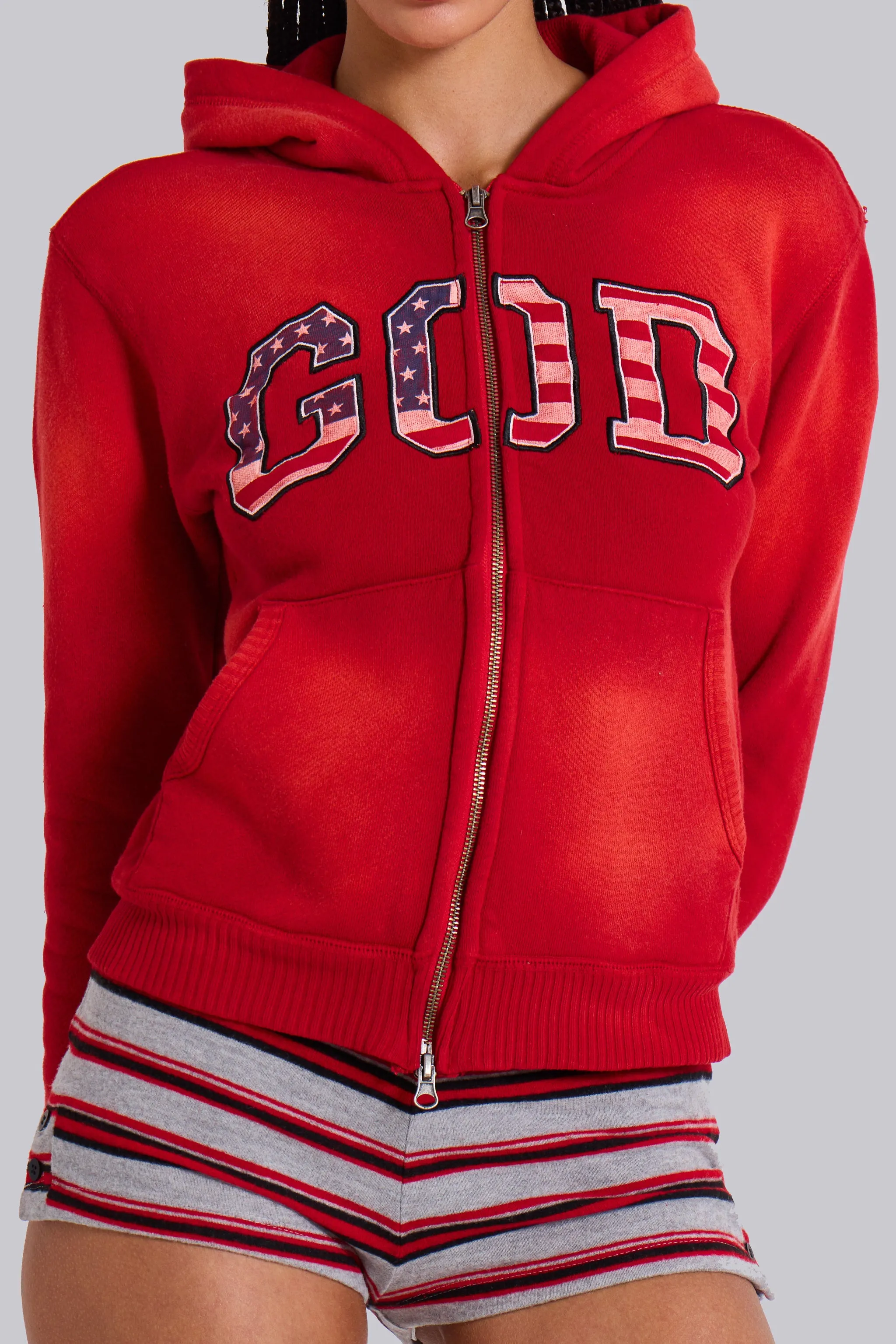 'GOD' Mini Monster Hoodie sold by Jaded London product image thumbnail 5