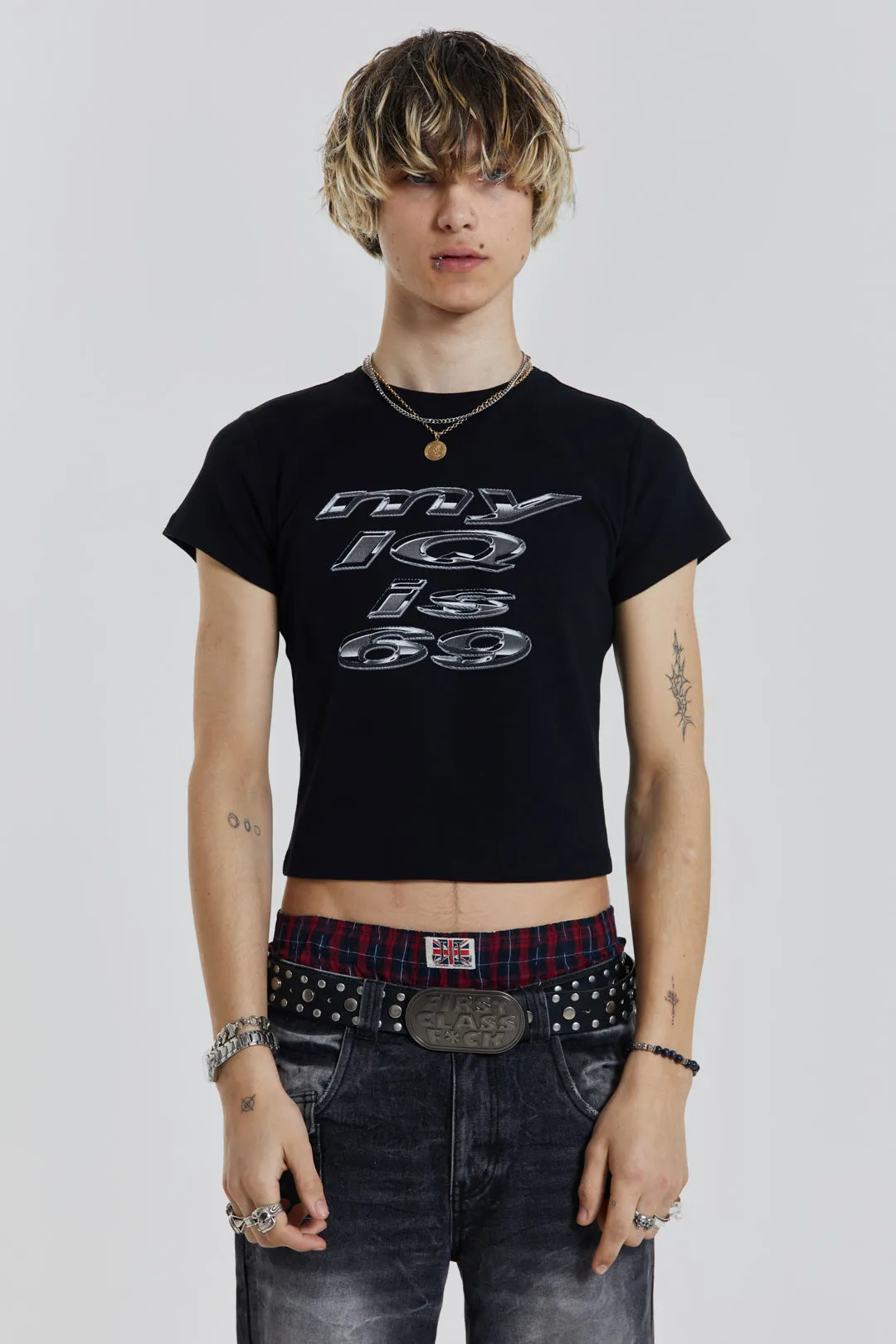 トップス jaded london thermal tee Jaded London IQ 69 Tee | Parallel