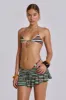 Carina Stripe Micro Bikini Top sold by Jaded London