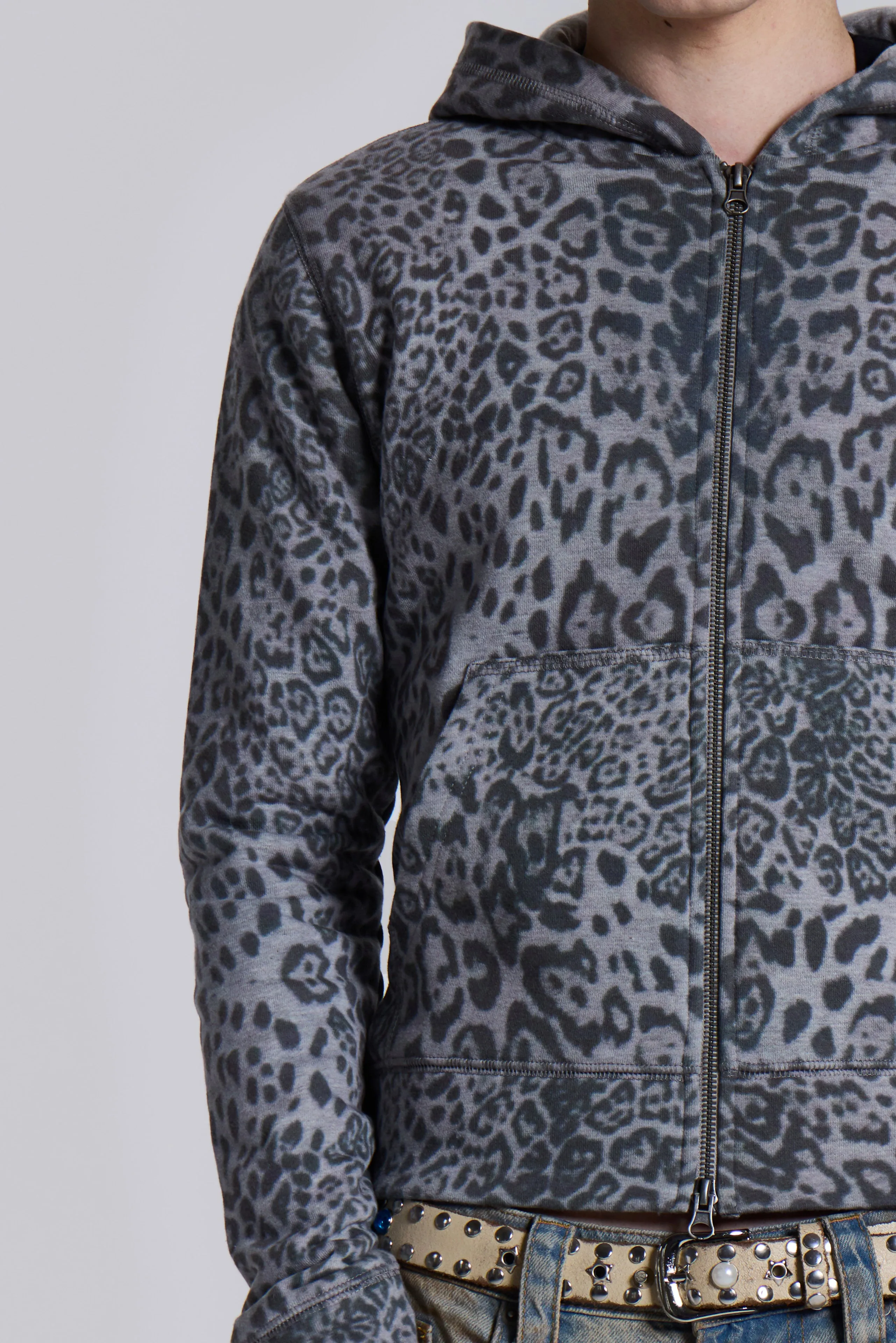Snow Leopard Mini Monster Hoodie | Parallel