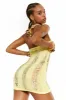 Yellow Umbra Halter Mini Dress sold by Jaded London