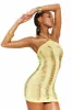 Yellow Umbra Halter Mini Dress sold by Jaded London