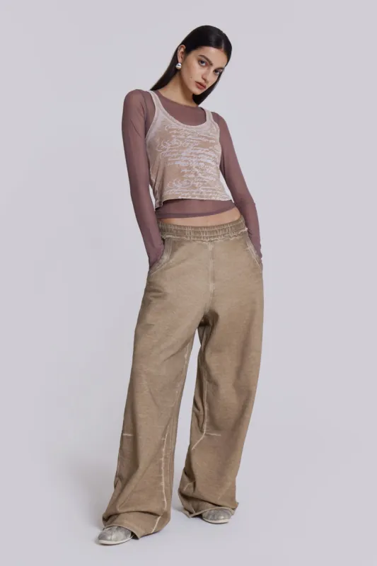 Dirty Sand Monster Joggers sold by Jaded London