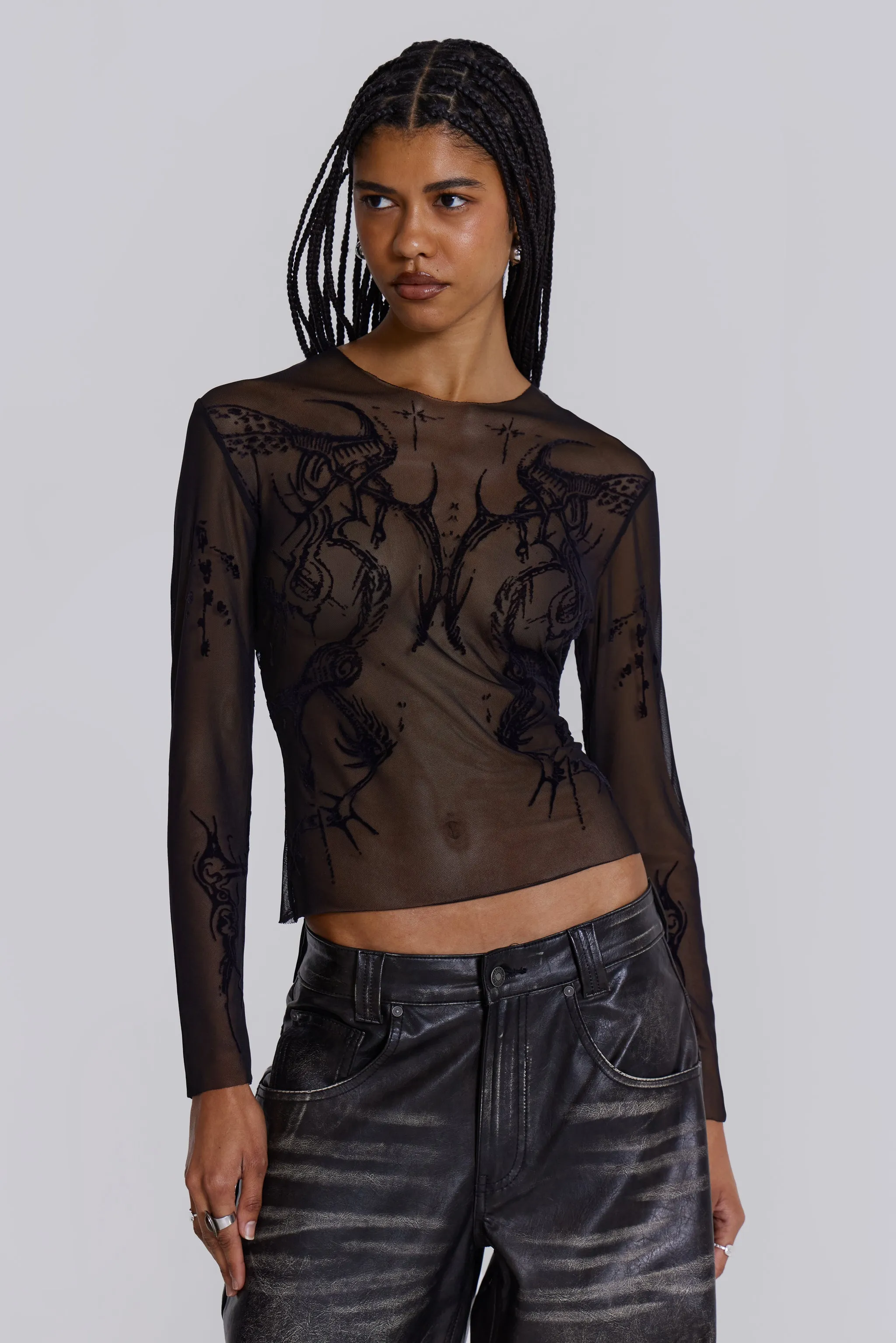 Wings Mesh Top sold by Jaded London