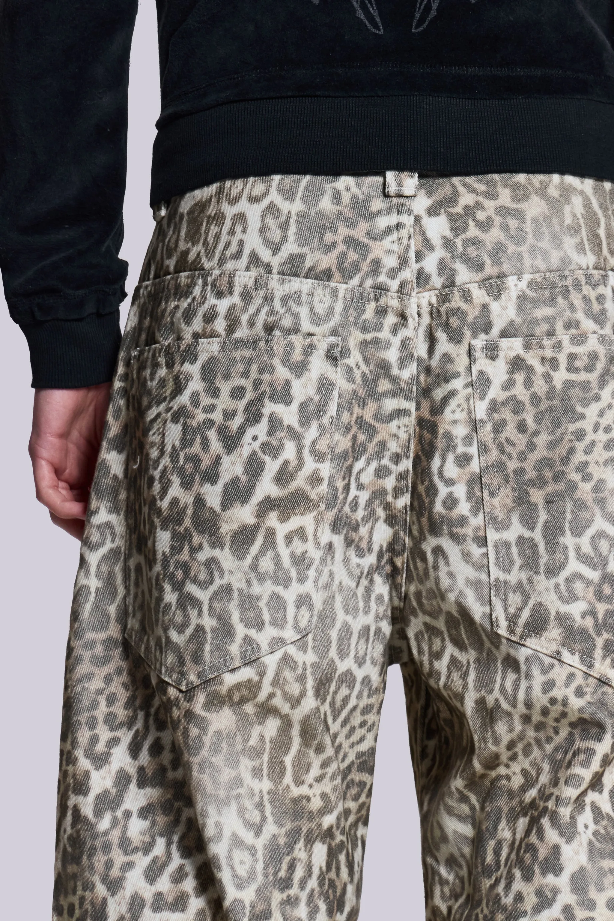 関税込【JADED LONDON】Leopard Fade Colossus Jeans Shop Leopard Fade Colossus Jeans | Jaded London | Clothing