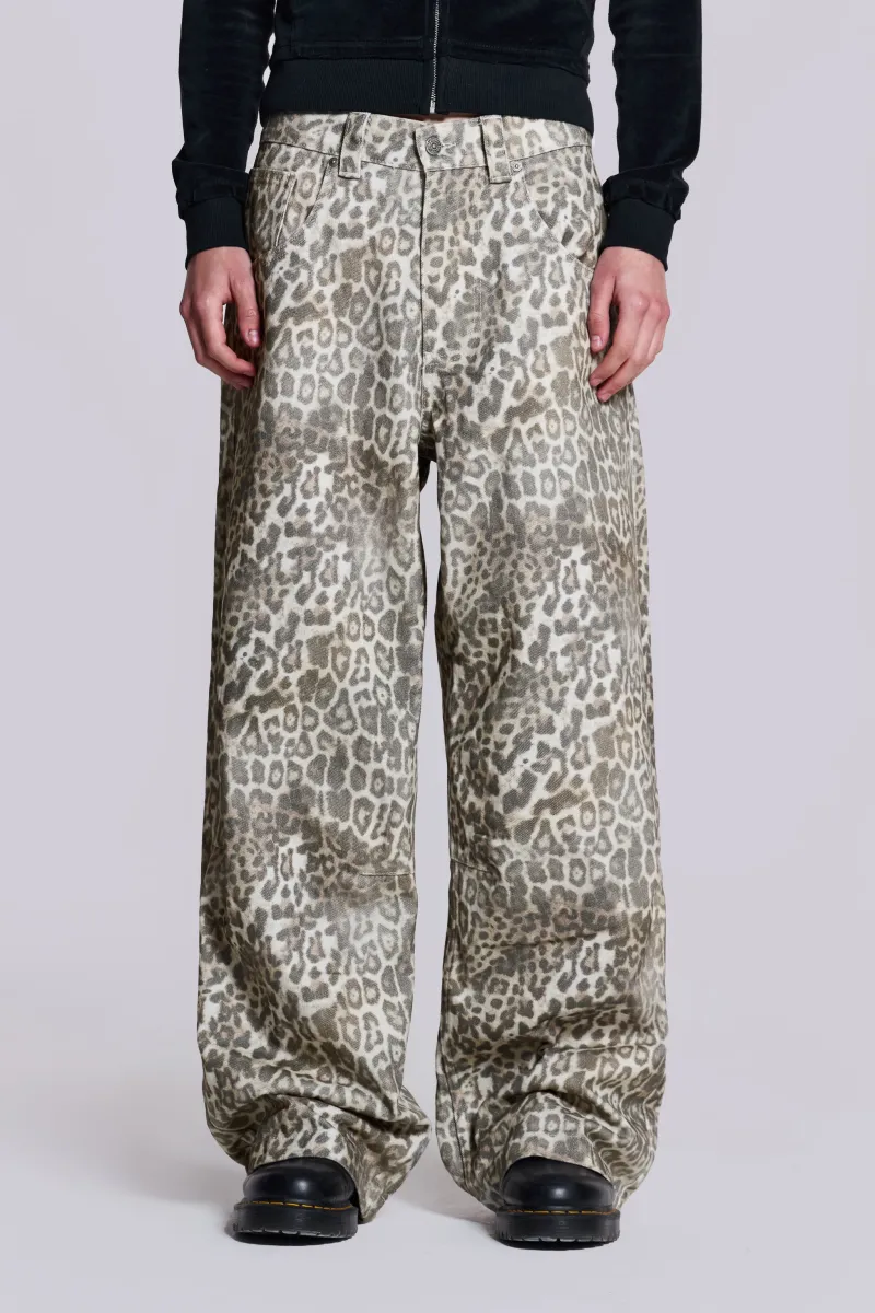 パンツ JADED LONDON LEOPARD COLOSSUS JEANS W28 LDN XL Colossus Jeans | Jaded London | Clothing