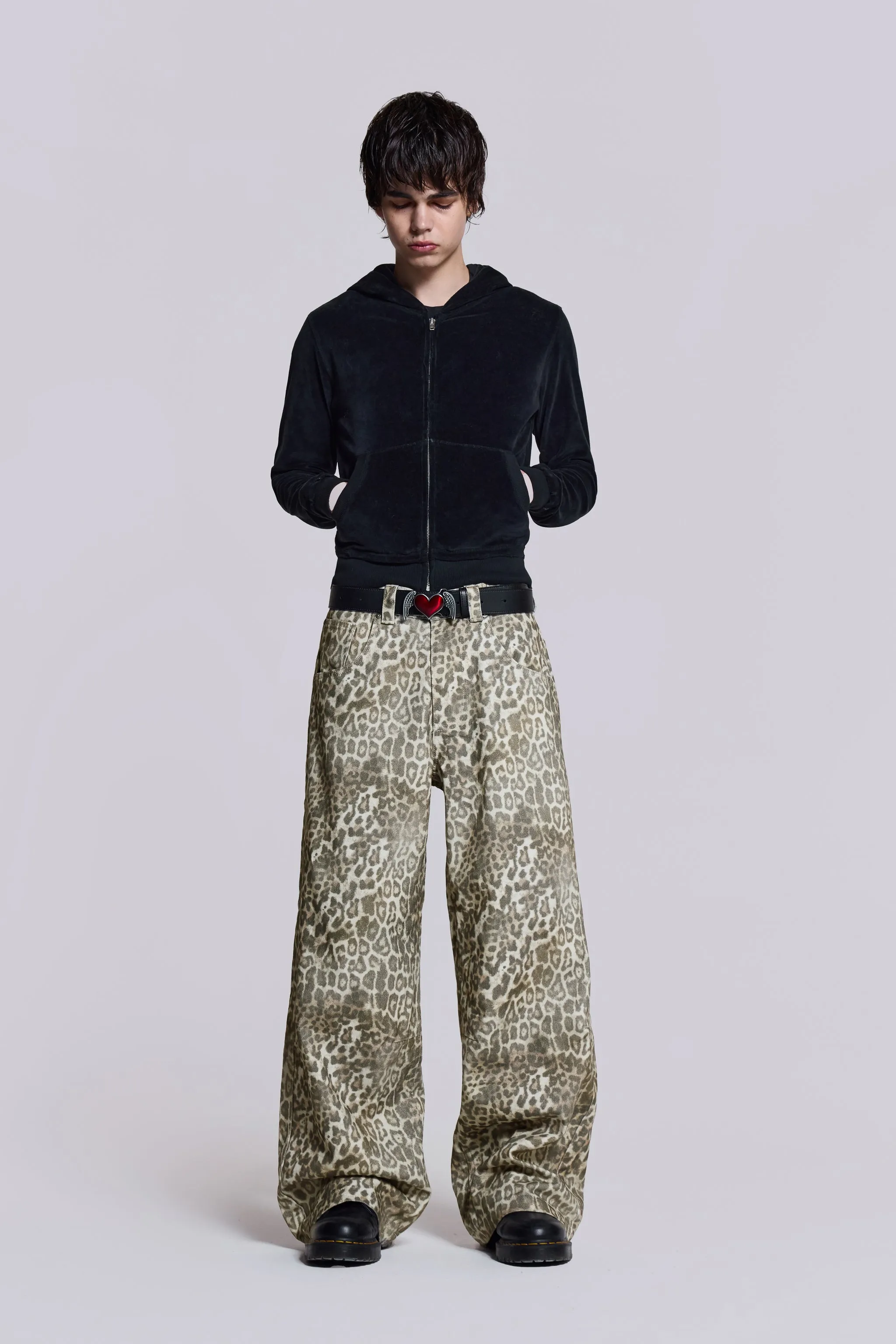 パンツ JADED LONDON LEOPARD COLOSSUS JEANS W28 LDN XL Colossus Jeans | Jaded London | Clothing