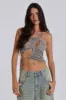 Simi Asymmetric Knitted Top sold by Jaded London