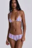 Suit & Tie Triangle Bikini Top sold by Jaded London