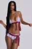 Suit & Tie Triangle Bikini Top sold by Jaded London