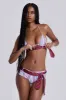 Suit & Tie Triangle Bikini Top sold by Jaded London
