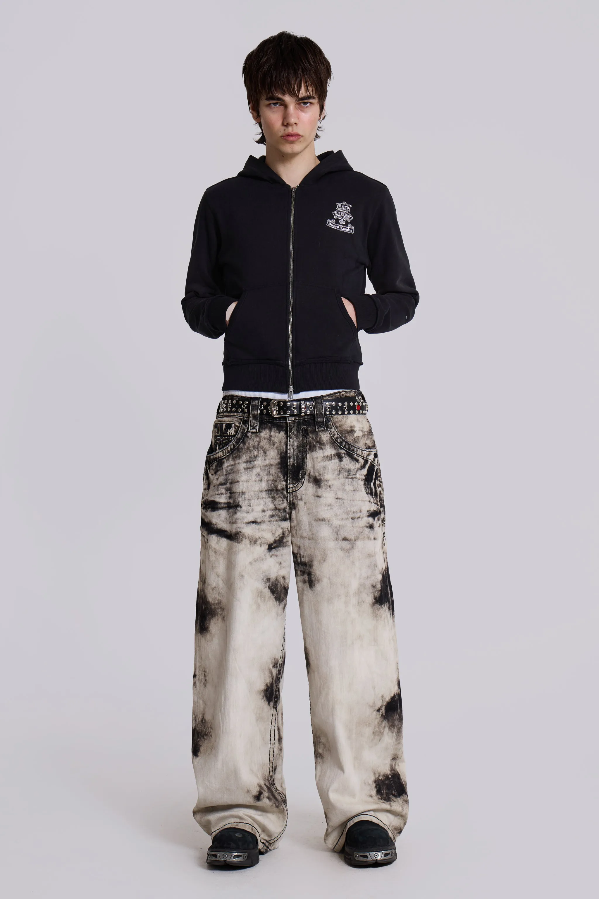 Rock Revival Diamante Mini Monster Hoodie sold by Jaded London product image thumbnail 2