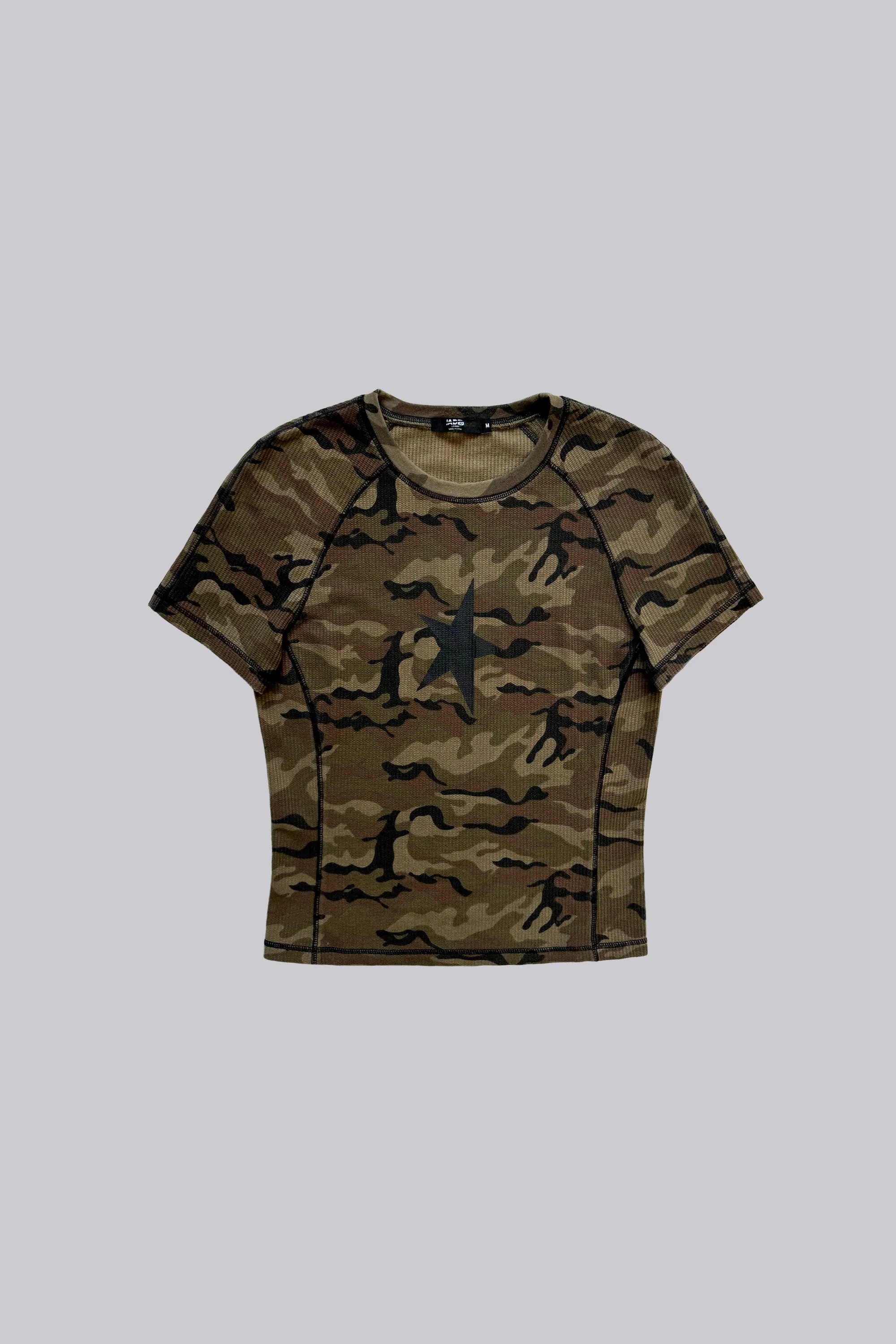 Camo Starstruck Tee sold by Jaded London