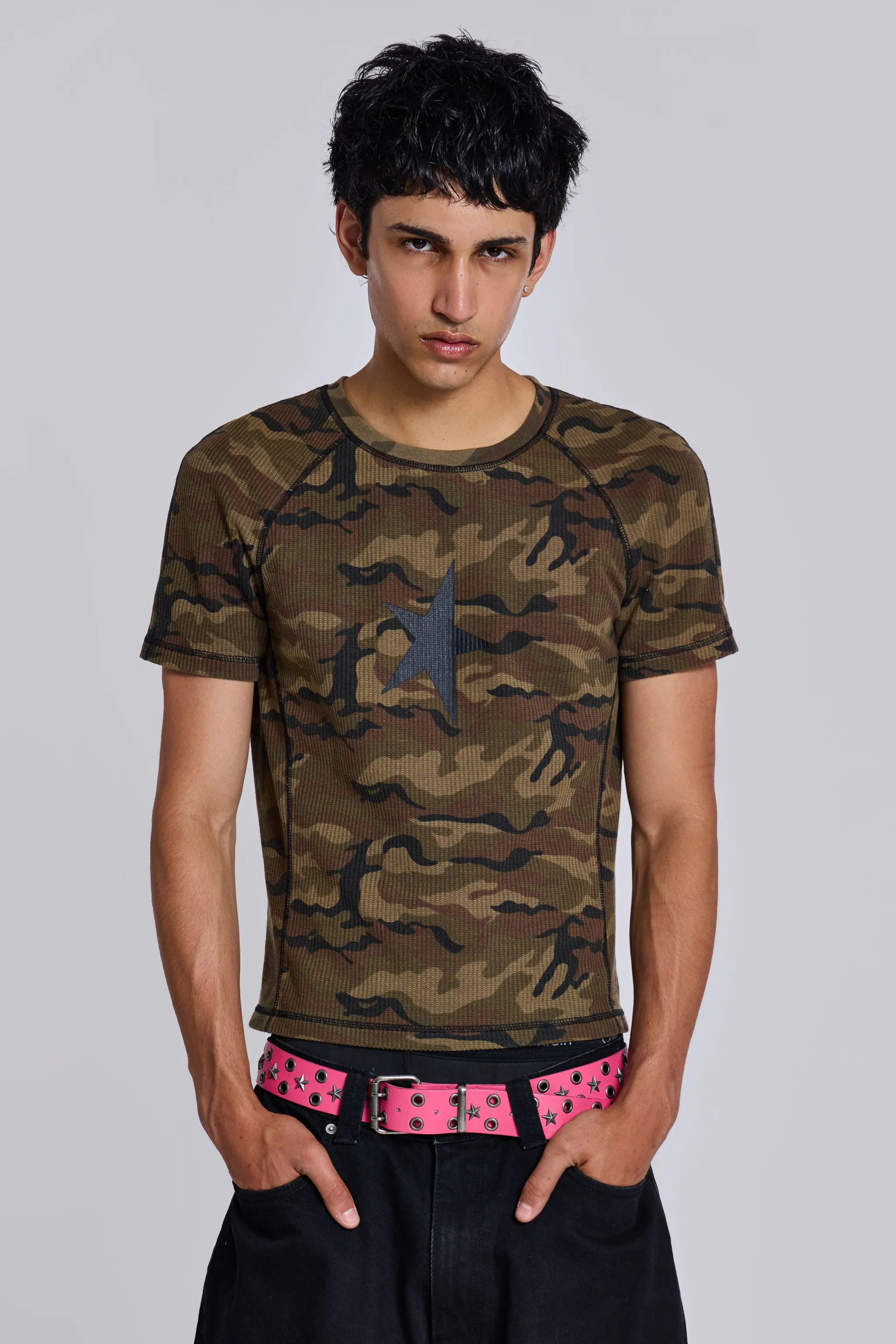Camo Starstruck Tee sold by Jaded London product image thumbnail 2