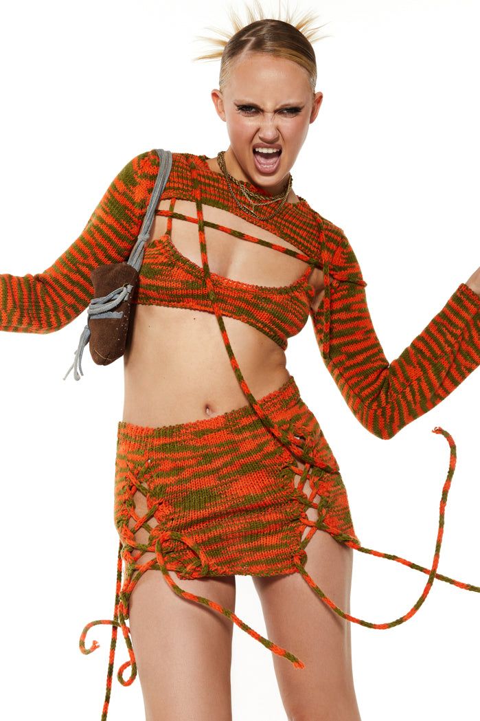 The Sydney Knit Skirt sold by Jaded London product image thumbnail 7