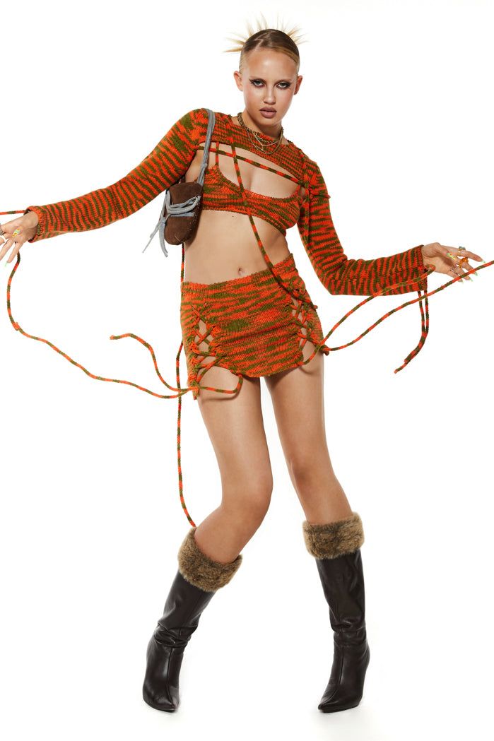 The Sydney Knit Skirt sold by Jaded London product image thumbnail 6