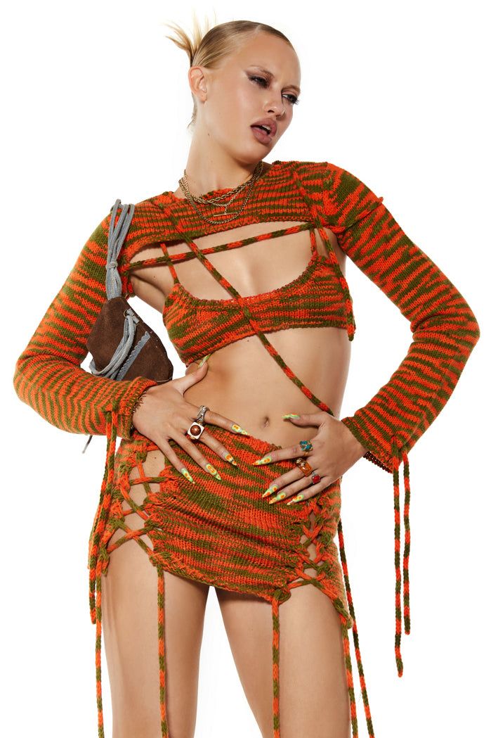 The Sydney Knit Skirt sold by Jaded London product image thumbnail 5