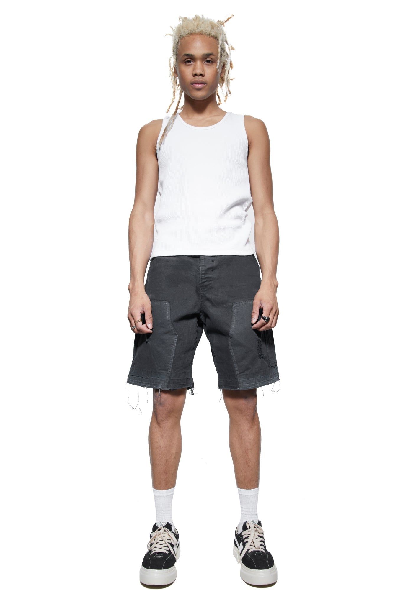 Vintage Black Rodeo Carpenter Shorts sold by Jaded London product image thumbnail 2