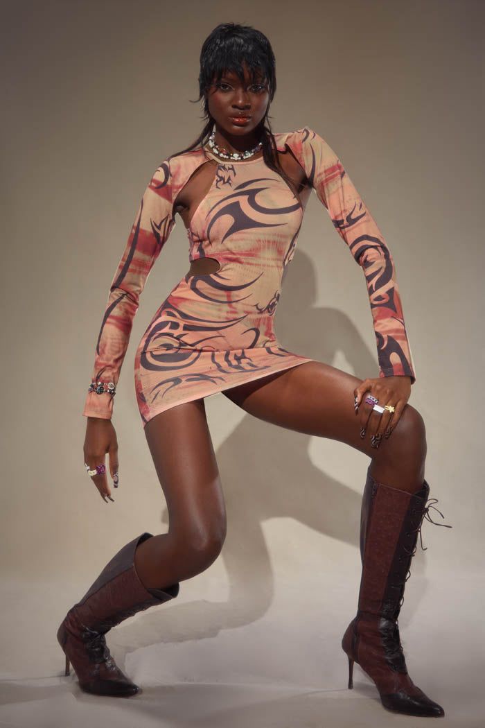 Dystopia Mini Dress sold by Jaded London product image thumbnail 2
