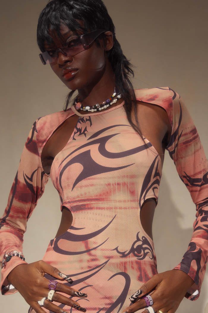 Dystopia Mini Dress sold by Jaded London product image thumbnail 6